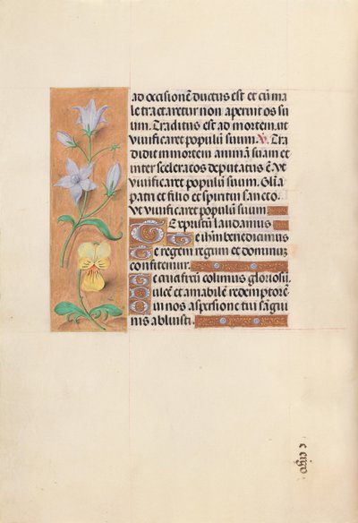 Hours of Queen Isabella the Catholic, Queen of Spain: Fol. 55v, c. 1500. av Master of the First Prayerbook of Maximillian