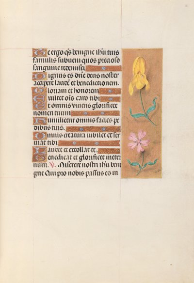 Hours of Queen Isabella the Catholic, Queen of Spain: Fol. 56r, c. 1500. av Master of the First Prayerbook of Maximillian