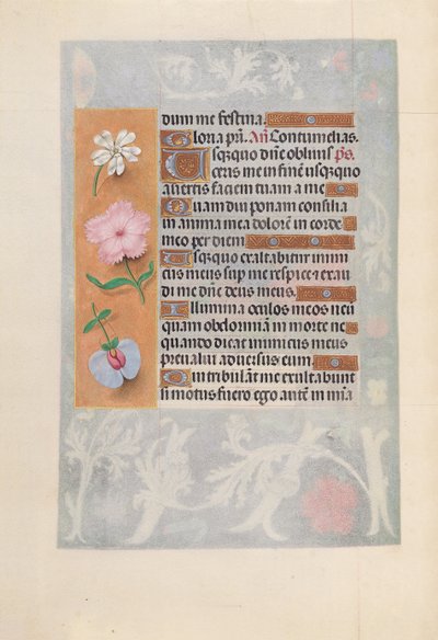 Hours of Queen Isabella the Catholic, Queen of Spain: Fol. 57v, c. 1500. av Master of the First Prayerbook of Maximillian