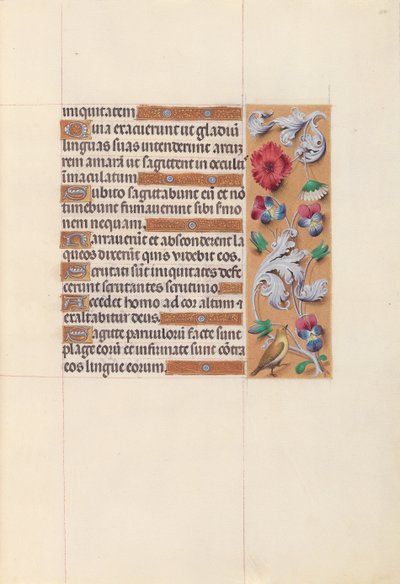 Hours of Queen Isabella the Catholic, Queen of Spain: Fol. 64r, c. 1500. av Master of the First Prayerbook of Maximillian