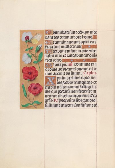 Hours of Queen Isabella the Catholic, Queen of Spain: Fol. 64v, c. 1500. av Master of the First Prayerbook of Maximillian
