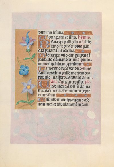 Hours of Queen Isabella the Catholic, Queen of Spain: Fol. 69v, c. 1500. av Master of the First Prayerbook of Maximillian