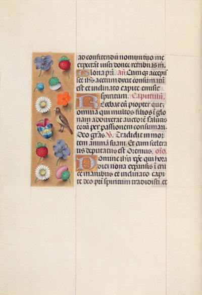 Hours of Queen Isabella the Catholic, Queen of Spain: Fol. 70v, c. 1500. av Master of the First Prayerbook of Maximillian
