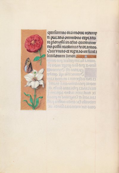 Hours of Queen Isabella the Catholic, Queen of Spain: Fol. 76v, c. 1500. av Master of the First Prayerbook of Maximillian