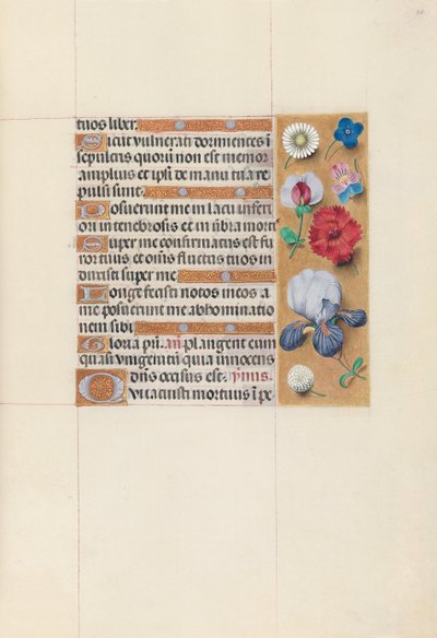Hours of Queen Isabella the Catholic, Queen of Spain: Fol. 78r, c. 1500. av Master of the First Prayerbook of Maximillian