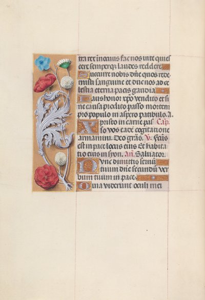 Hours of Queen Isabella the Catholic, Queen of Spain: Fol. 78v, c. 1500. av Master of the First Prayerbook of Maximillian