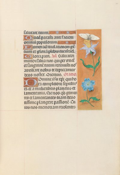 Hours of Queen Isabella the Catholic, Queen of Spain: Fol. 79r, c. 1500. av Master of the First Prayerbook of Maximillian