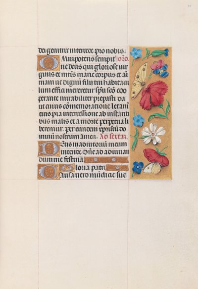 Hours of Queen Isabella the Catholic, Queen of Spain: Fol. 83r, c. 1500. av Master of the First Prayerbook of Maximillian