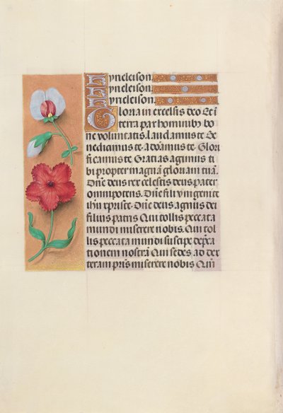 Hours of Queen Isabella the Catholic, Queen of Spain: Fol. 89v, c. 1500. av Master of the First Prayerbook of Maximillian