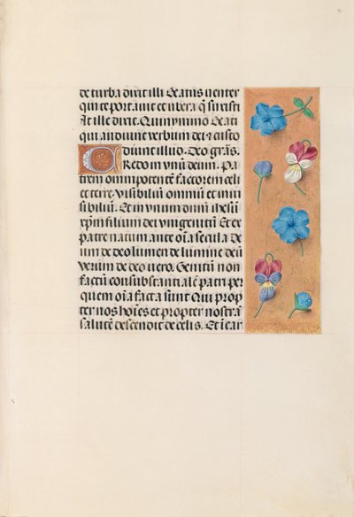 Hours of Queen Isabella the Catholic, Queen of Spain: Fol. 91r, c. 1500. av Master of the First Prayerbook of Maximillian
