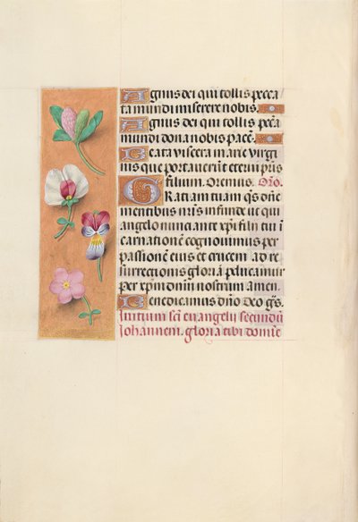 Hours of Queen Isabella the Catholic, Queen of Spain: Fol. 92v, c. 1500. av Master of the First Prayerbook of Maximillian