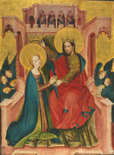 Jungfruns kröning av Master of the Fröndenberg Altarpiece