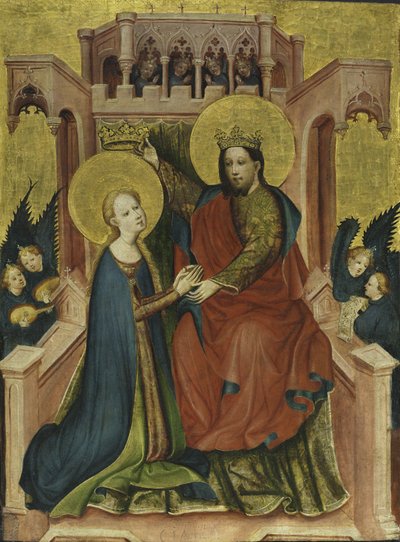 Kröning av Jungfru Maria av Master of the Fröndenberg Altarpiece