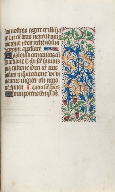 Tidsbok Användning av Rouen: fol. 102r, c. 1470. av Master of the Geneva Latini