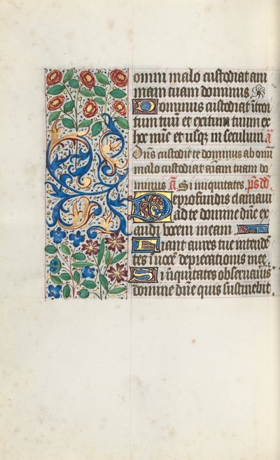 Tidsbok Användning av Rouen: fol. 105v, c. 1470. av Master of the Geneva Latini