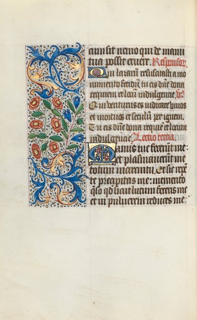 Tidsbok Användning av Rouen: fol. 116v, c. 1470. av Master of the Geneva Latini