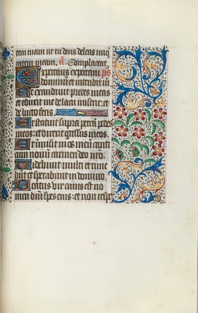 Tidsbok Användning av Rouen: fol. 125r, c. 1470. av Master of the Geneva Latini