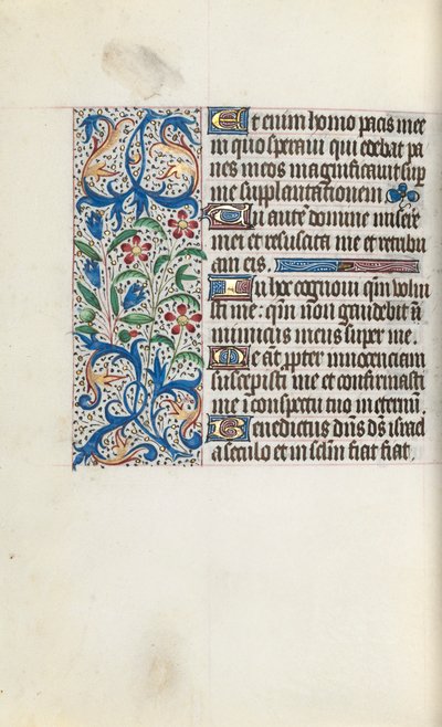 Tidsbok Användning av Rouen: fol. 128v, c. 1470. av Master of the Geneva Latini