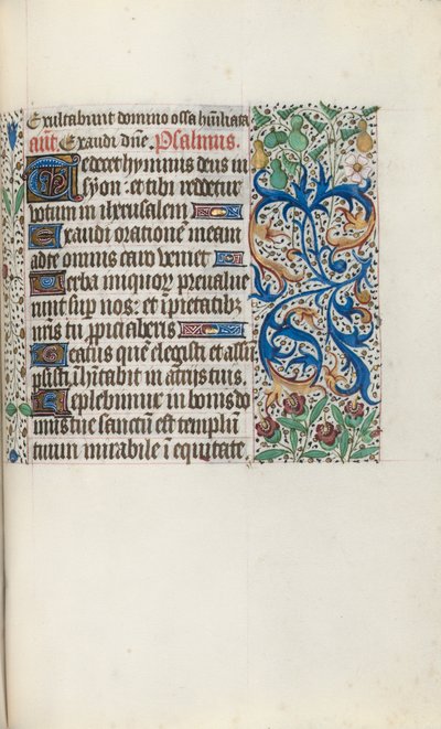 Tidsbok Användning av Rouen: fol. 136r, c. 1470. av Master of the Geneva Latini