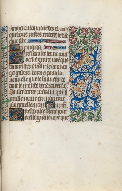Tidsbok Användning av Rouen: fol. 147r, c. 1470. av Master of the Geneva Latini