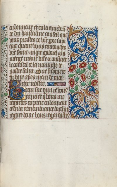 Tidsbok Användning av Rouen: fol. 152r, c. 1470. av Master of the Geneva Latini