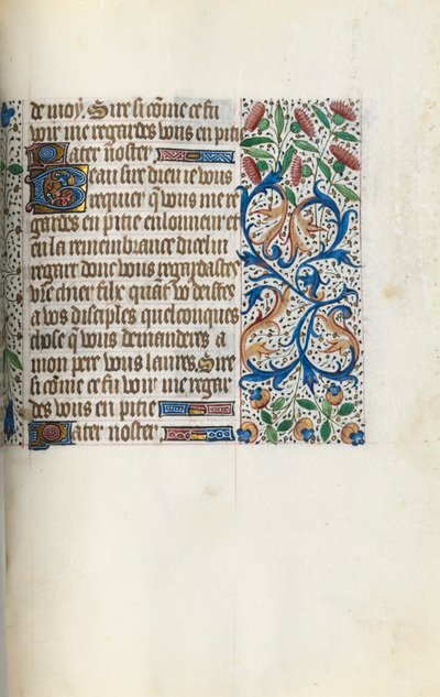 Tidsbok Användning av Rouen: fol. 153r, c. 1470. av Master of the Geneva Latini