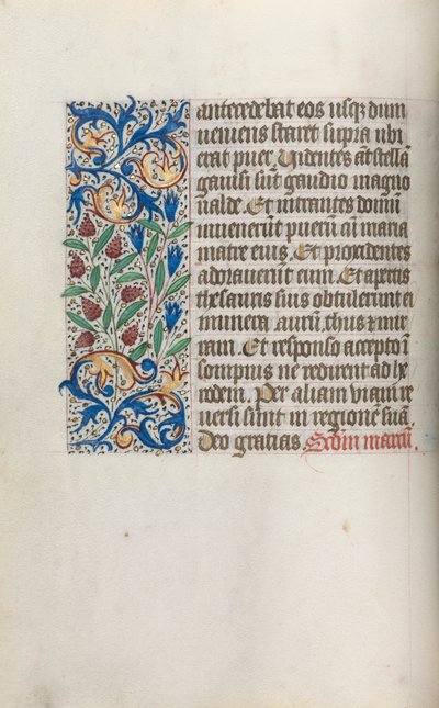 Tidsbok Användning av Rouen: fol. 17v, c. 1470. av Master of the Geneva Latini