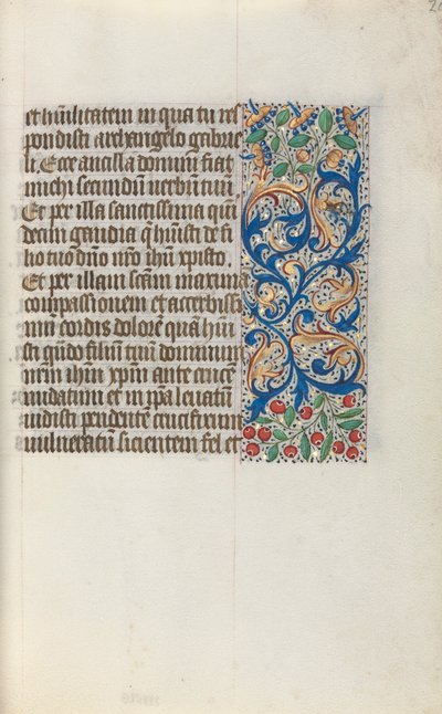 Tidsbok Användning av Rouen: fol. 20r, c. 1470. av Master of the Geneva Latini
