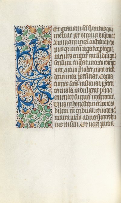 Tidsbok Användning av Rouen: fol. 21v, c. 1470. av Master of the Geneva Latini