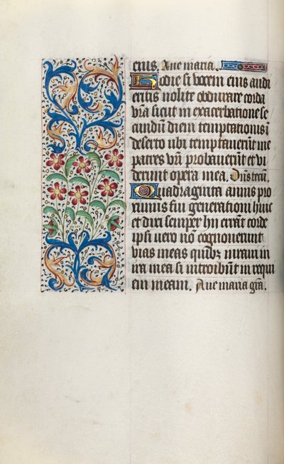 Tidsbok Användning av Rouen: fol. 29v, c. 1470. av Master of the Geneva Latini