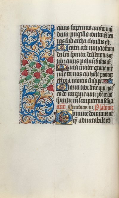 Tidsbok Användning av Rouen: fol. 30v, c. 1470. av Master of the Geneva Latini