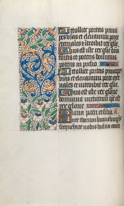 Tidsbok Användning av Rouen: fol. 34v, c. 1470. av Master of the Geneva Latini