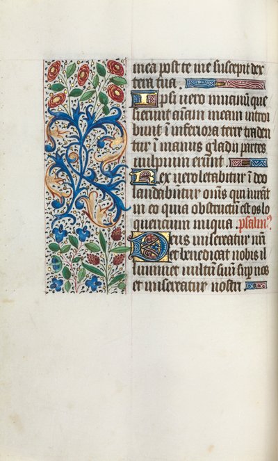 Tidsbok Användning av Rouen: fol. 40v, c. 1470. av Master of the Geneva Latini