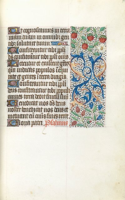 Tidsbok Användning av Rouen: fol. 42r, c. 1470. av Master of the Geneva Latini