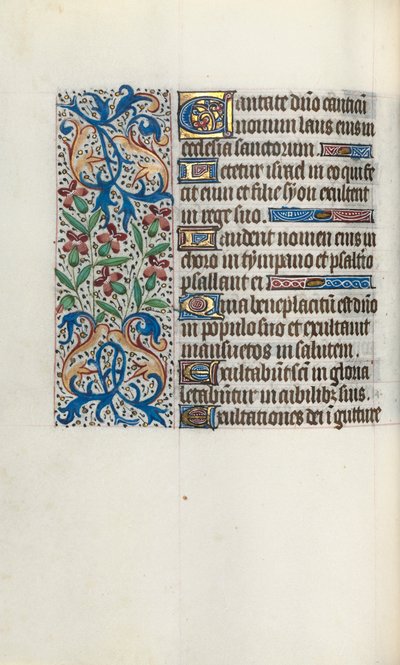 Tidsbok Användning av Rouen: fol. 45v, c. 1470. av Master of the Geneva Latini