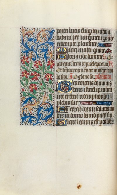 Tidsbok Användning av Rouen: fol. 47v, c. 1470. av Master of the Geneva Latini