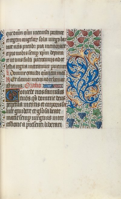 Tidsbok Användning av Rouen: fol. 49r, c. 1470. av Master of the Geneva Latini