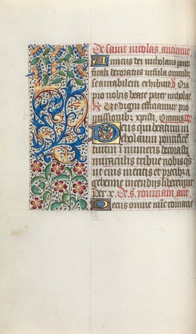 Tidsbok Användning av Rouen: fol. 52v, c. 1470. av Master of the Geneva Latini