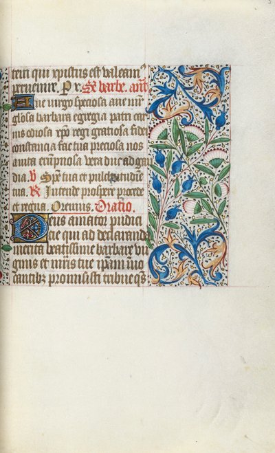 Tidsbok Användning av Rouen: fol. 54r, c. 1470. av Master of the Geneva Latini