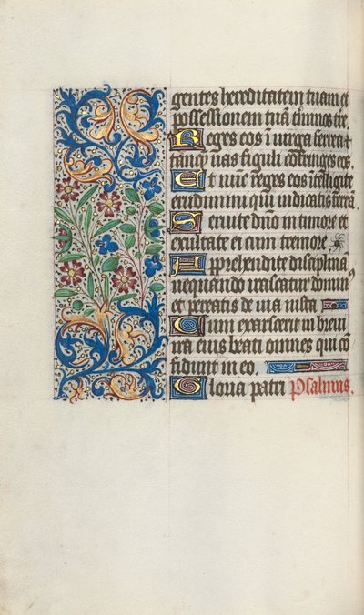 Tidsbok Användning av Rouen: fol. 58v, c. 1470. av Master of the Geneva Latini