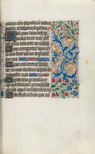 Tidsbok Användning av Rouen: fol. 65r, c. 1470. av Master of the Geneva Latini