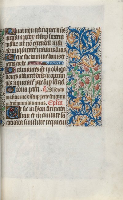 Tidsbok Användning av Rouen: fol. 66r, c. 1470. av Master of the Geneva Latini