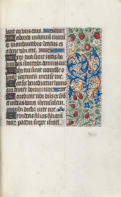 Tidsbok Användning av Rouen: fol. 69r, c. 1470. av Master of the Geneva Latini