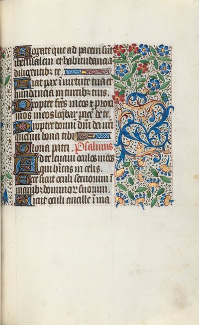 Tidsbok Användning av Rouen: fol. 70r, c. 1470. av Master of the Geneva Latini