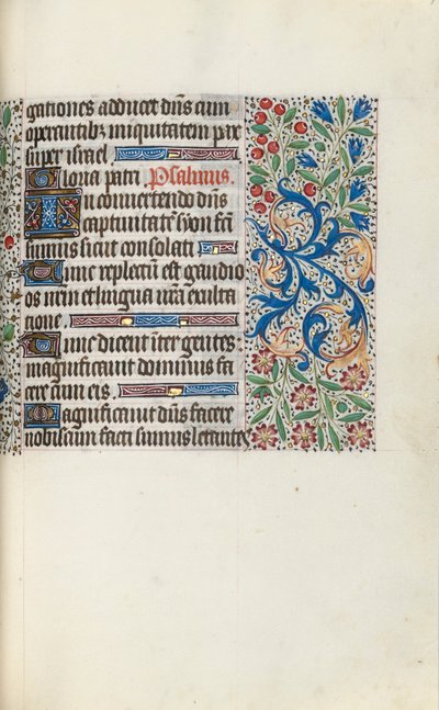 Tidsbok Användning av Rouen: fol. 72r, c. 1470. av Master of the Geneva Latini