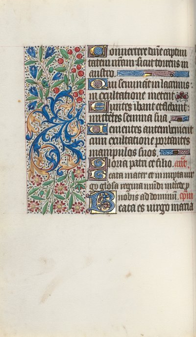 Tidsbok Användning av Rouen: fol. 72v, c. 1470. av Master of the Geneva Latini