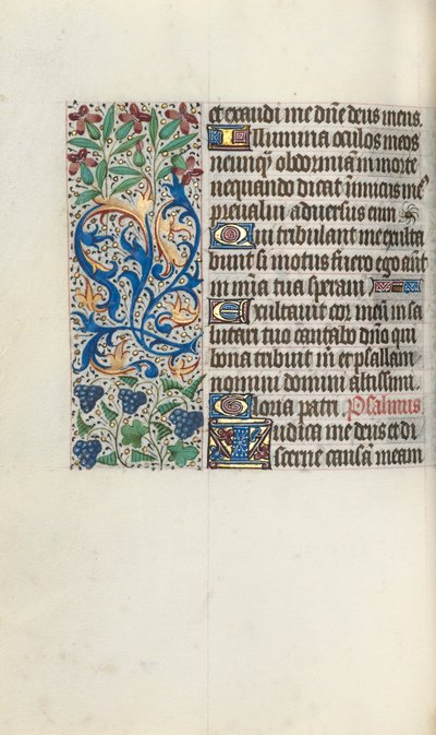 Tidsbok Användning av Rouen: fol. 75v, c. 1470. av Master of the Geneva Latini