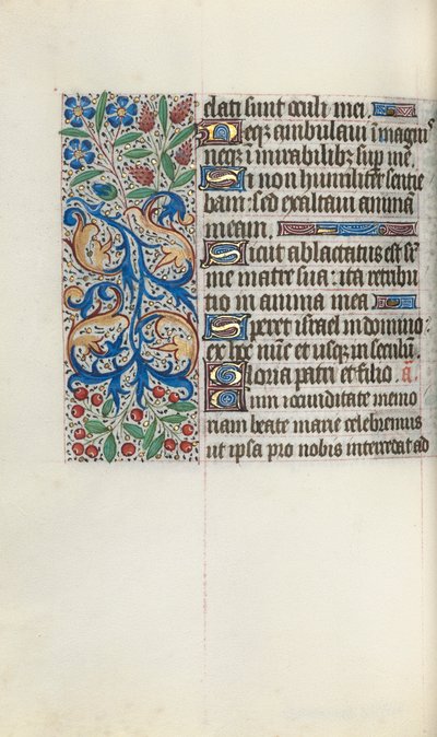 Tidsbok Användning av Rouen: fol. 77v, c. 1470. av Master of the Geneva Latini