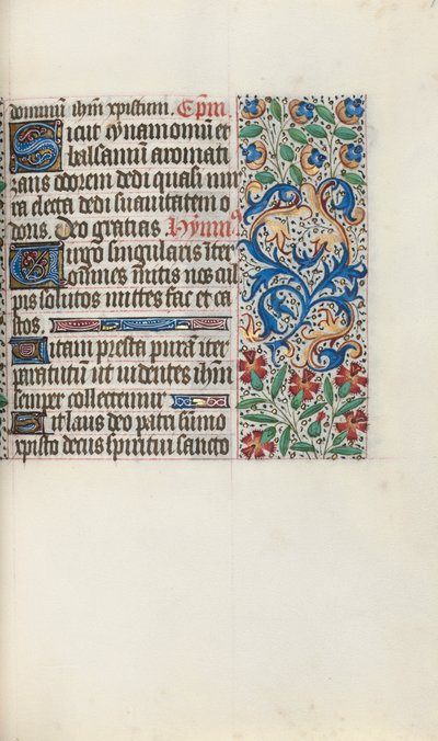 Tidsbok Användning av Rouen: fol. 78r, c. 1470. av Master of the Geneva Latini