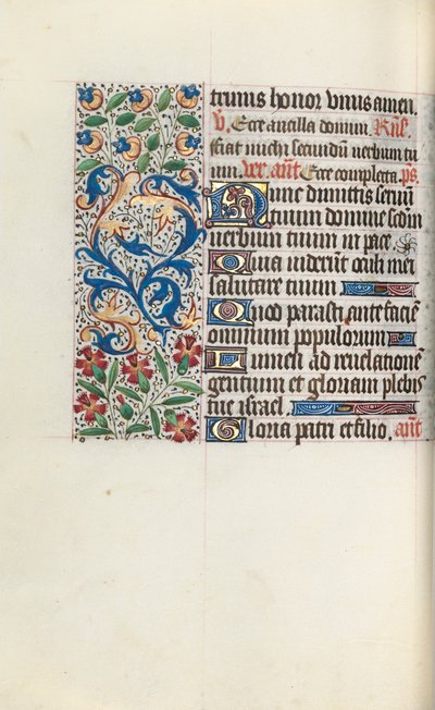 Tidsbok Användning av Rouen: fol. 78v, c. 1470. av Master of the Geneva Latini